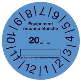 ETIQUETTE DE MARQUE BLEUE