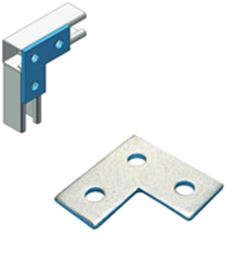 SUPPORT ANGLE 3 TROUS 90