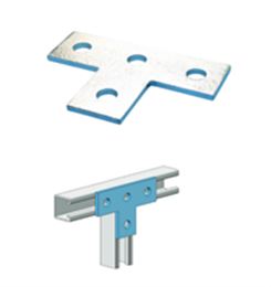 SUPPORT PLAQUE EN T 4 TROUS