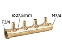 Collecteur MF3/4" - départ Ø12 - entraxe 50mm