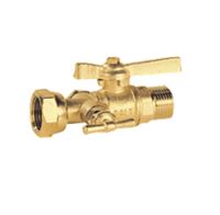 Mâle / femelle écrou tournant - manette laiton