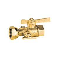 Femelle / femelle écrou tournant - manette laiton