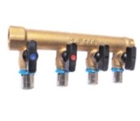 Collecteurs avec vannes à sertir 