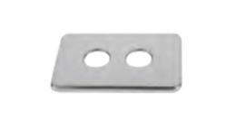 PLAQUE INOX SERTIFIX 55MM