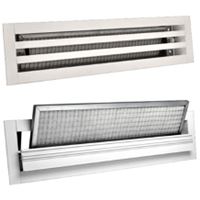 Grilles linéaires de reprise à fentes KF10 FP