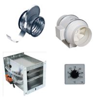 Ventilateurs de gaine et batteries électriques