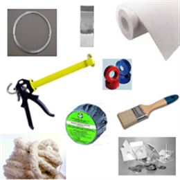 MANCHETTE DENT PVC GRIS 30MM